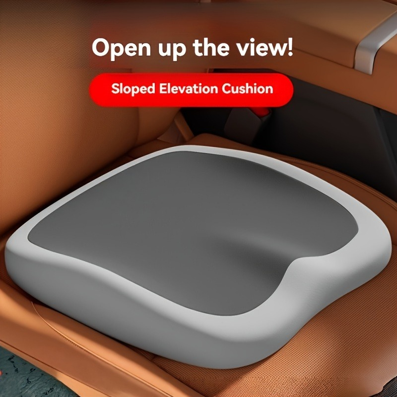 Office Chair Cushion - เบาะรองนั่งเมมโมรี่โฟมตามหลักสรีรศาสตร์, เบาะเสริมเบาะรถยนต์แบบชิ้นเดียวสำหรับด้านคนขับ, เพิ่มความสบาย, รองรับสรีระ, เหมาะสำหรับสำนักงาน