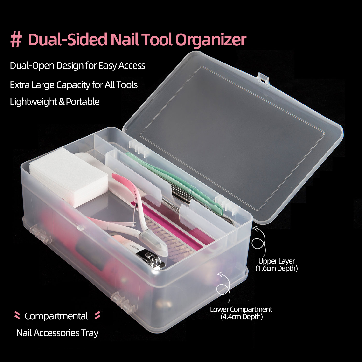 File Cabinet - Dual-เปิด 2 ชั้น Super ความจุ PP