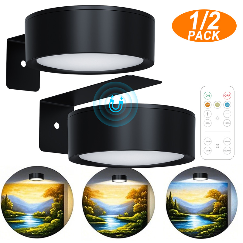 Desk Lamp - โคมไฟตั้งโต๊ะสำนักงานแบบแม่เหล็ก 1 ชิ้น ไฟ LED ปรับความสว่างได้