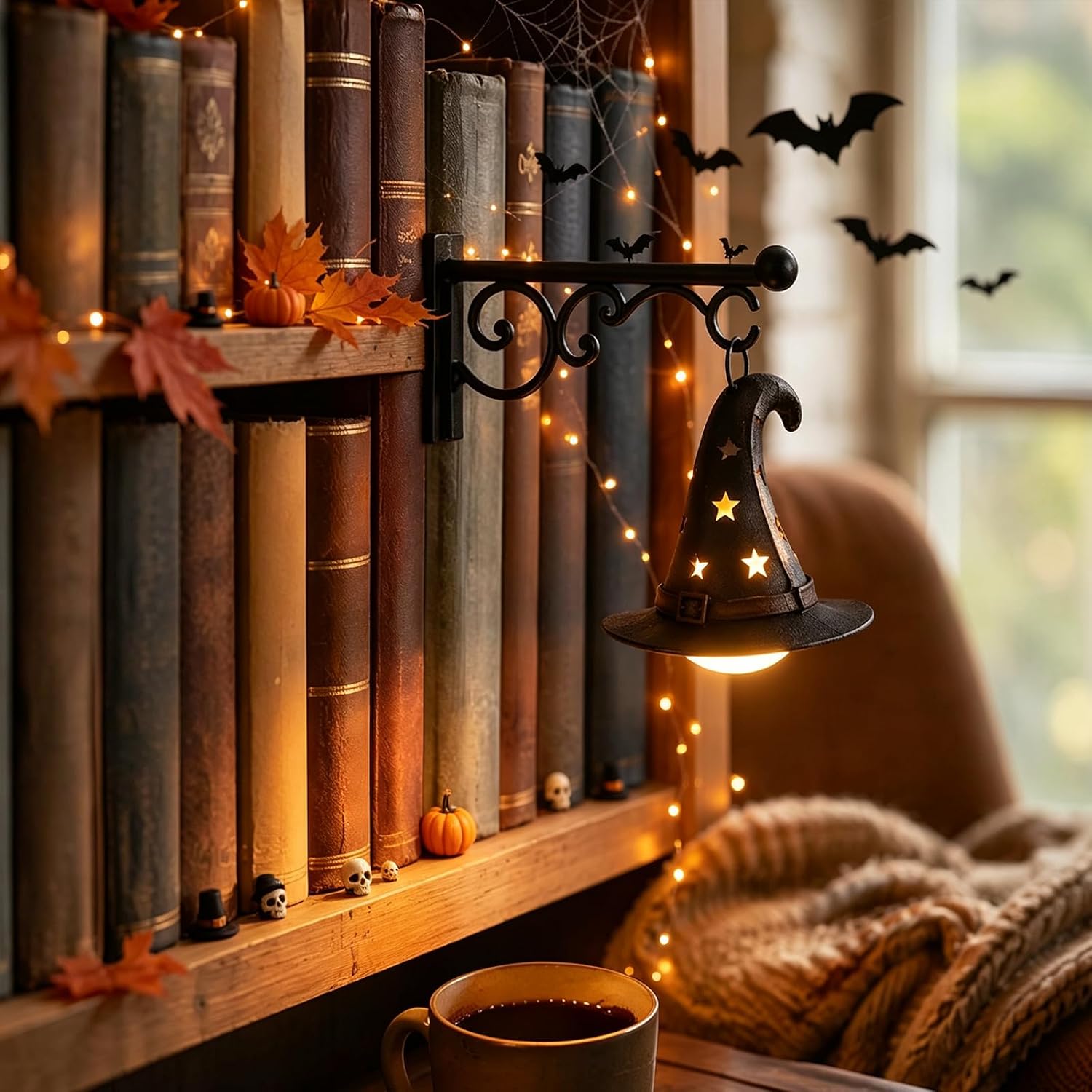 Bookshelf - โคมไฟชั้นวางหนังสือ โคมไฟตั้งโต๊ะห้องสมุด โคมไฟชั้นวางหนังสือขนาดเล็ก โคมไฟมุมอ่านหนังสือ ของตกแต่งมุมอ่านหนังสือสำหรับบ้าน