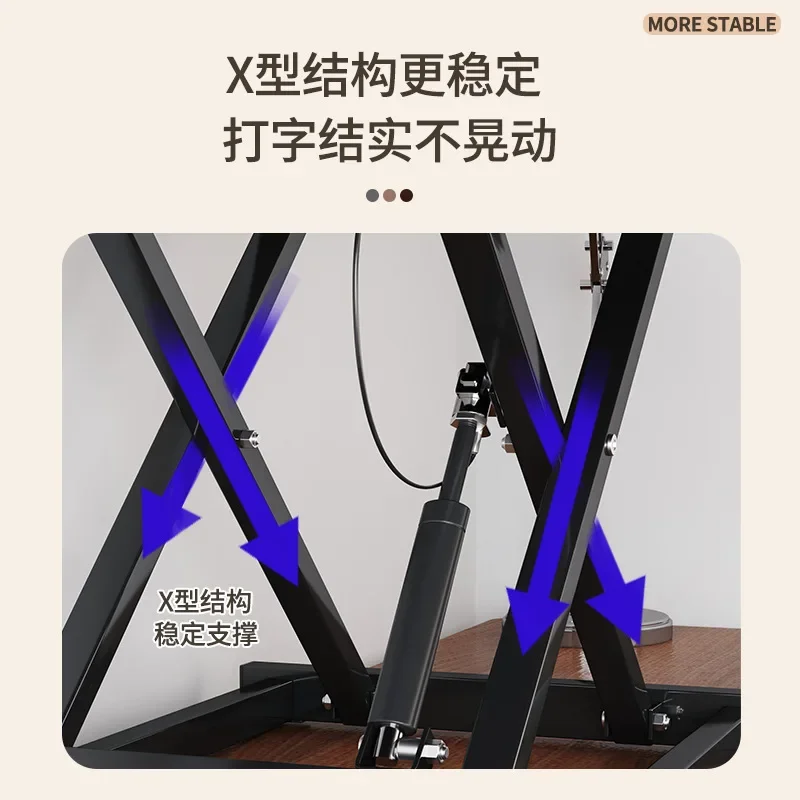 Standing Desk - b11-7.2 โต๊ะทำงานแบบยืน โต๊ะคอมพิวเตอร์ โต๊ะทำงานแบบปรับระดับความสูงได้ โต๊ะโน๊ตบุ๊คแบบพับได้