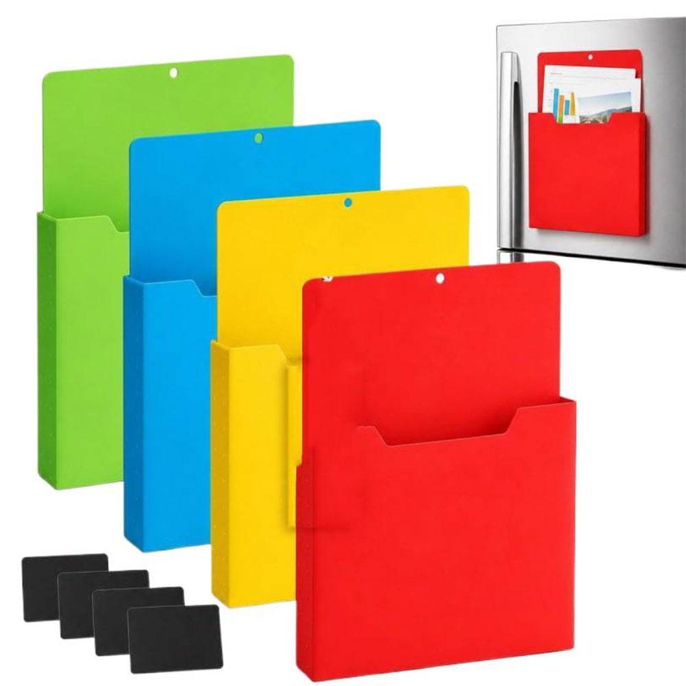 File Cabinet - ที่ใส่เอกสารแม่เหล็ก A4 แบบติดผนัง ทำจากพลาสติกหนา สำหรับจัดระเบียบเอกสาร พร้อมรูแขวน