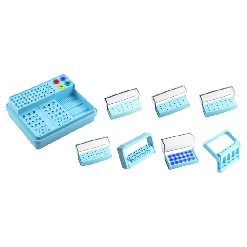 File Cabinet - กล่องใส่ดอกสว่านทันตกรรมพลาสติก กล่องเก็บอุปกรณ์ฆ่าเชื้อสำหรับใส่ตะไบเอนโด กล่องใส่อุปกรณ์สำหรับคลินิกทันตกรรม
