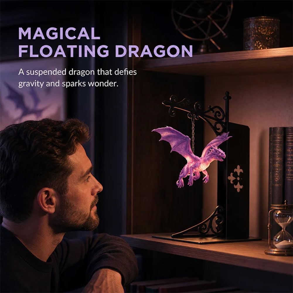 โคมไฟชั้นวางหนังสือรูปมังกรลอย - Bookshelf บทวิจารณ์และราคา