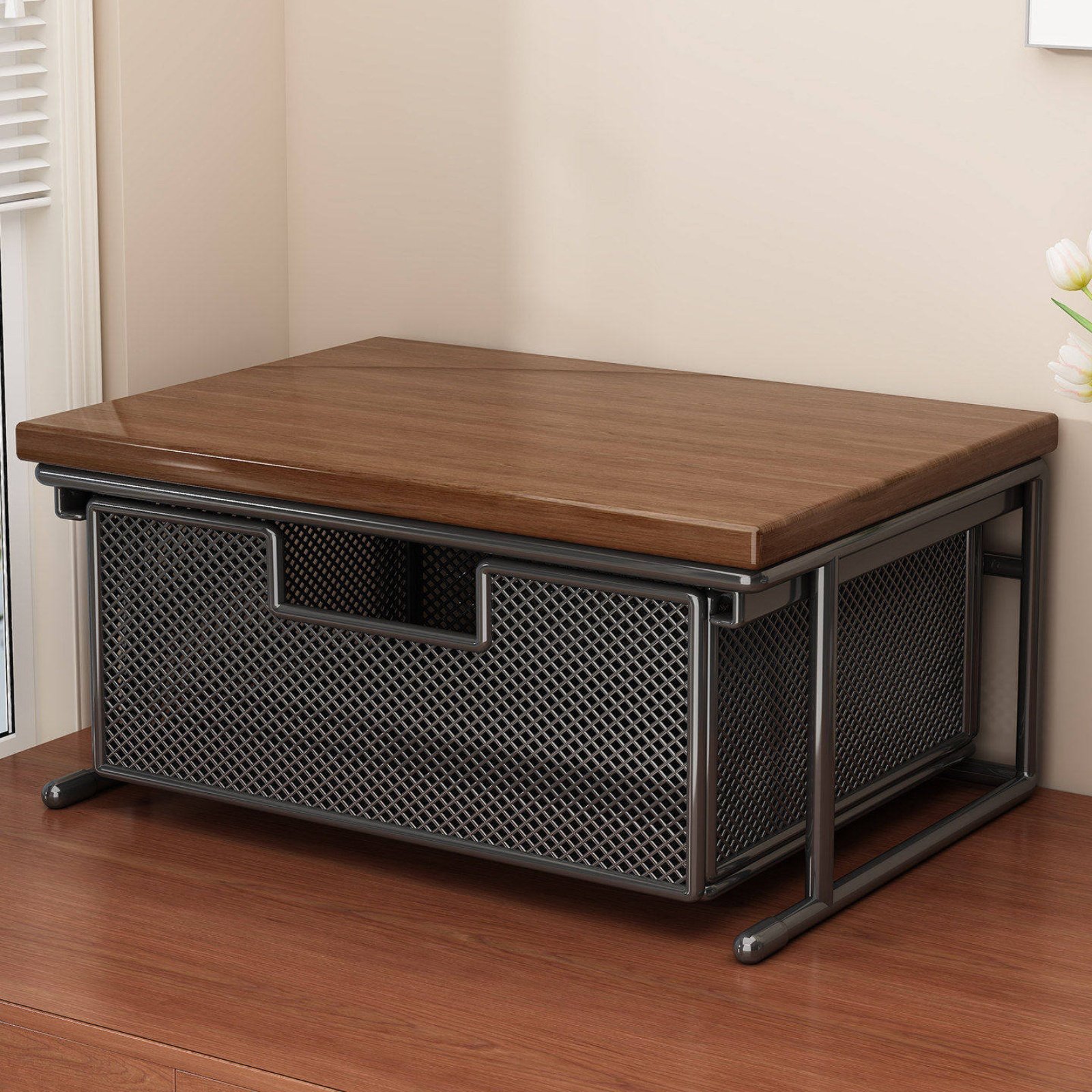 แท่นวางเครื่องพิมพ์พร้อมลิ้นชั - Printer Stand บทวิจารณ์และราคา
