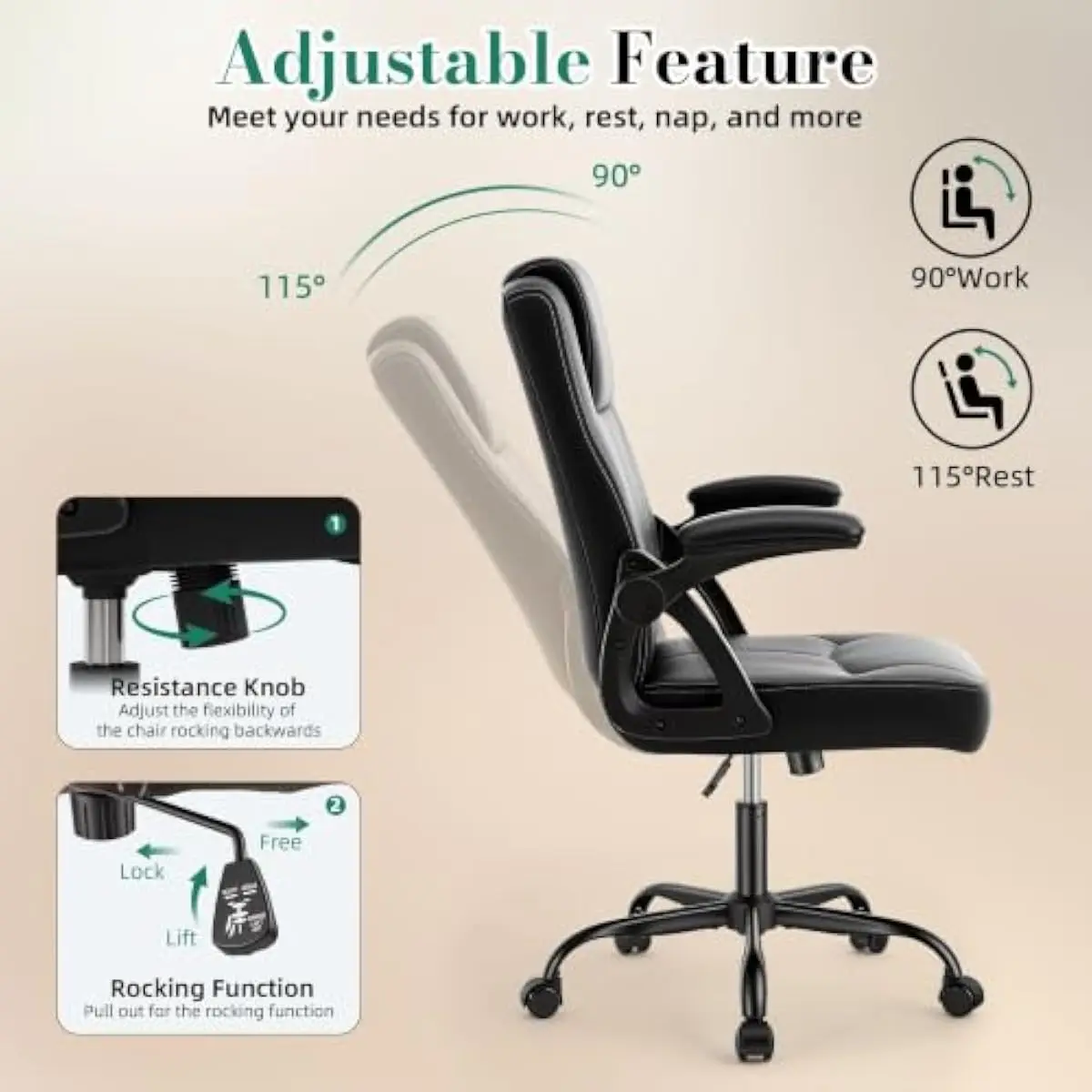 เก้าอี้สำนักงานผู้บริหารที่ออก - Office Chair บทวิจารณ์และราคา