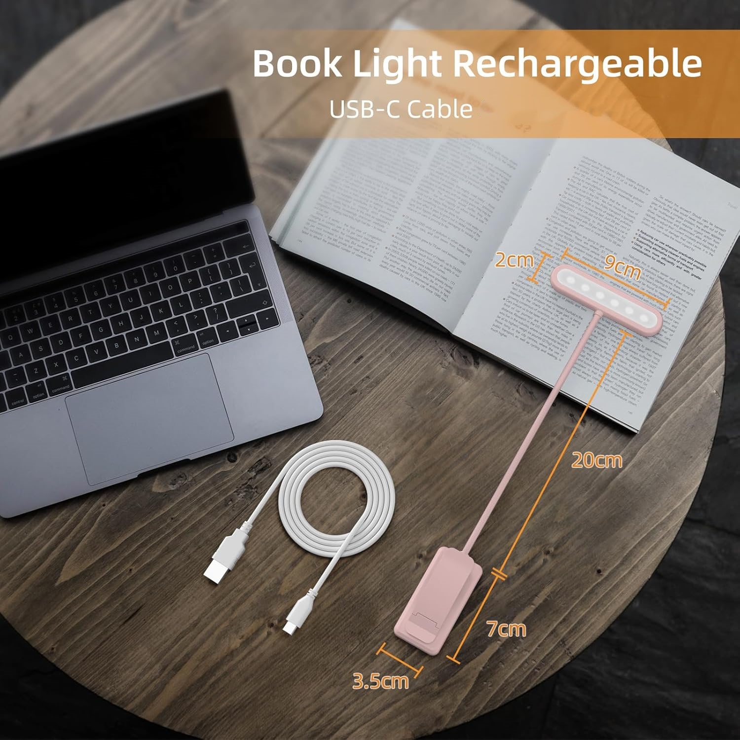 โคมไฟอ่านหนังสือแบบหนีบ สีดำ/ข - Desk Lamp บทวิจารณ์และราคา