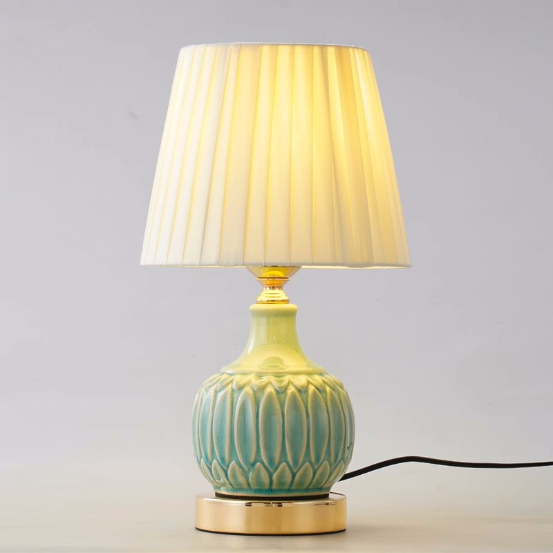 สำหรับโคมไฟตั้งโต๊ะเซรามิกสไตล - Desk Lamp บทวิจารณ์และราคา