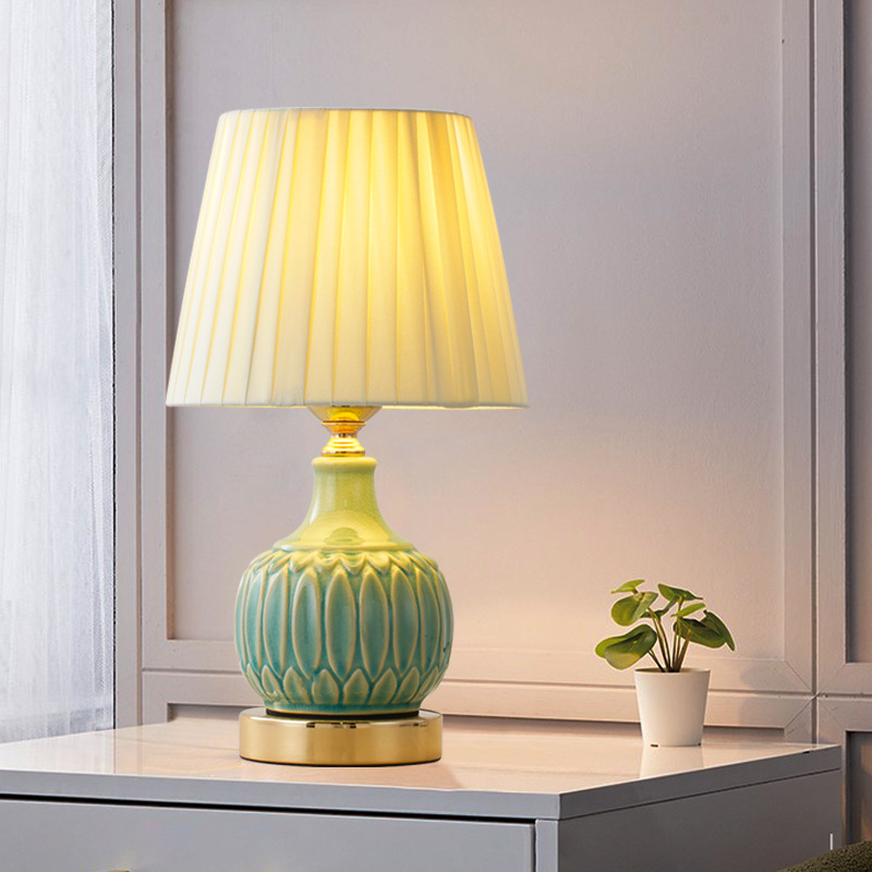 สำหรับโคมไฟตั้งโต๊ะเซรามิกสไตล - Desk Lamp บทวิจารณ์และราคา