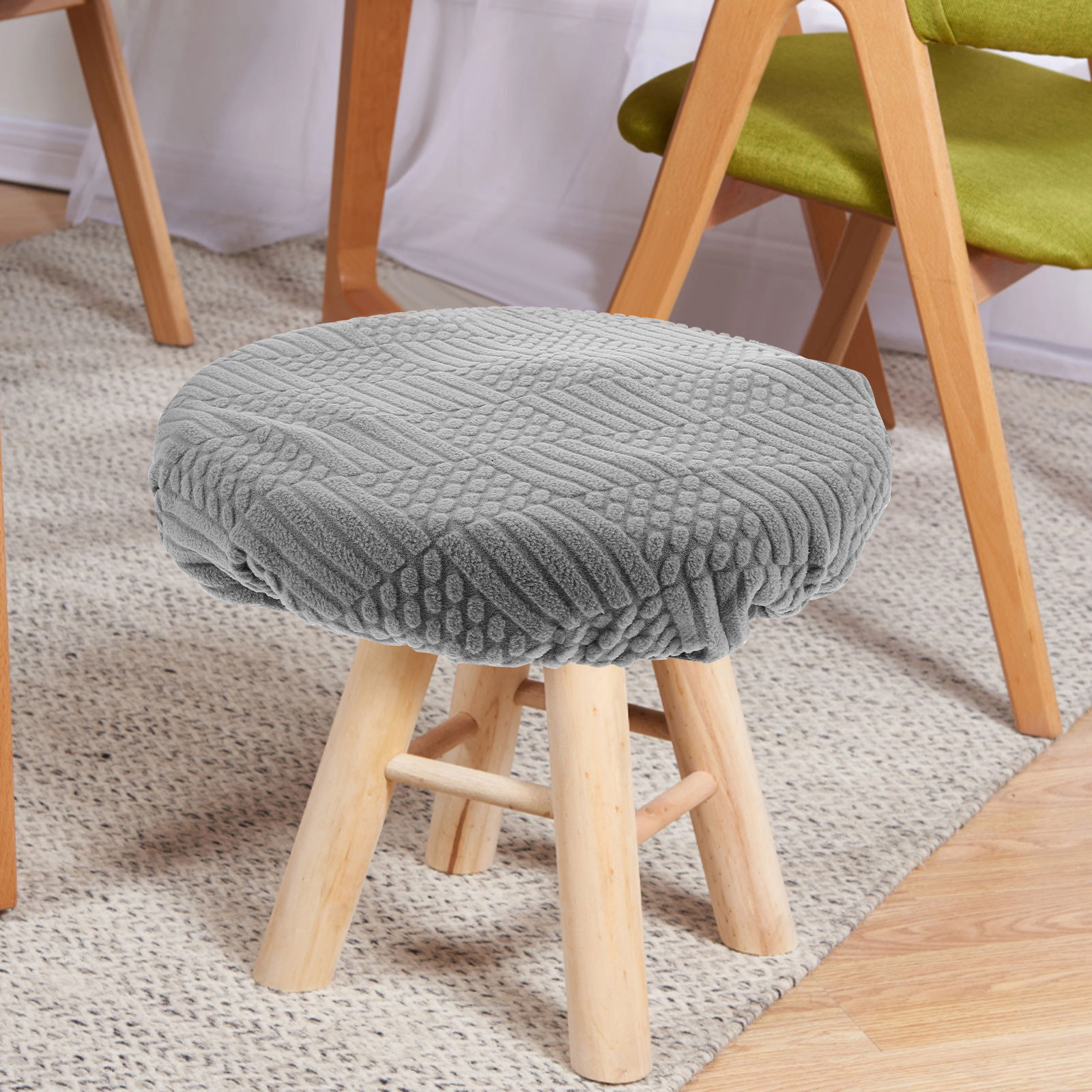 ผ้าคลุมเก้าอี้ทรงกลมแบบยืดหยุ่ - Office Chair Cushion บทวิจารณ์และราคา