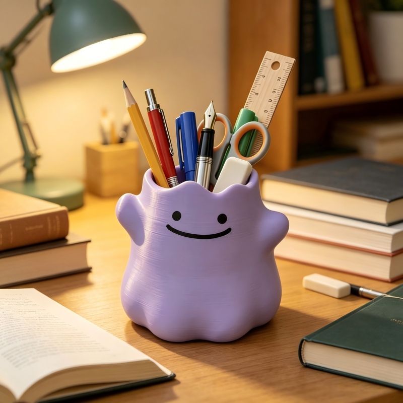 ที่ใส่ปากกาลายการ์ตูน อุปกรณ์จ - Desk Organizer บทวิจารณ์และราคา