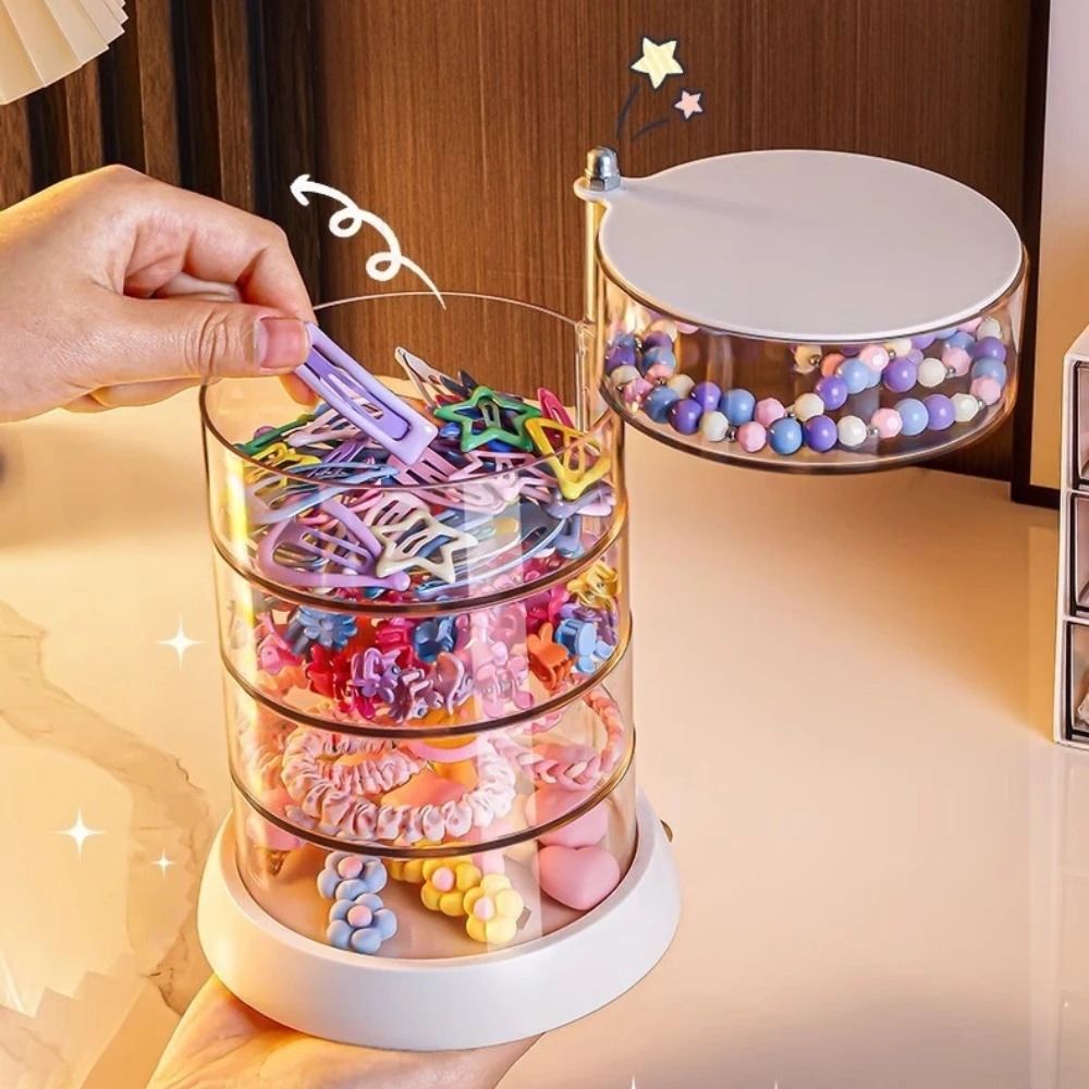 กล่องเก็บอุปกรณ์เสริมผมแบบหมุน - Desk Organizer บทวิจารณ์และราคา