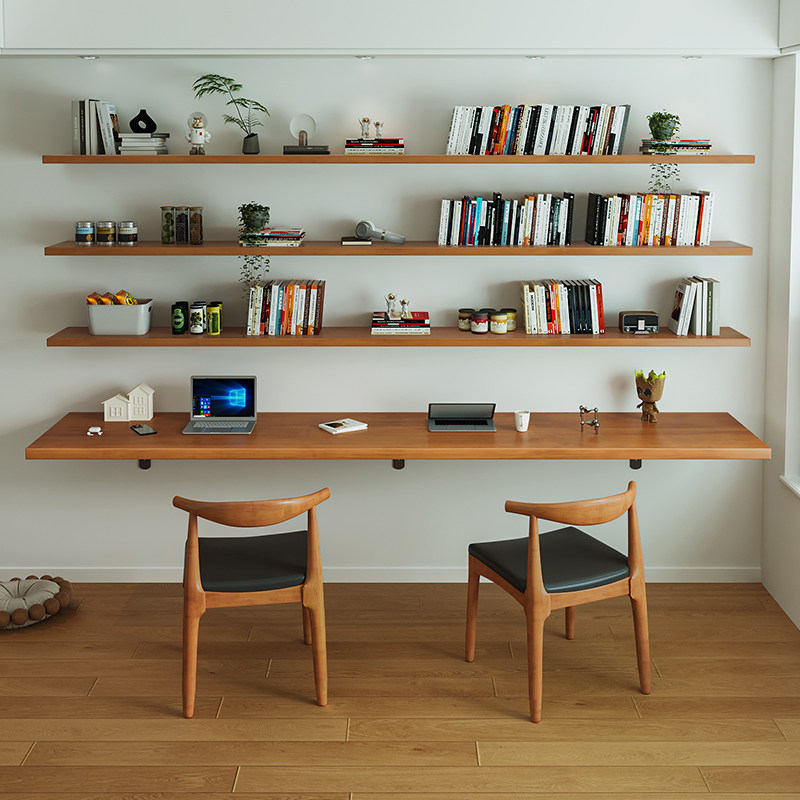 โต๊ะทำงานไม้เนื้อแข็งสไตล์นอร์ - Bookshelf บทวิจารณ์และราคา