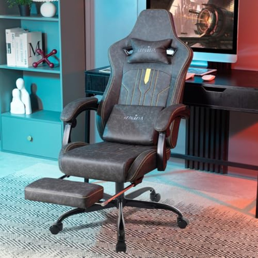 เก้าอี้เกมมิ่งพร้อมที่พักเท้า  - Office Chair Cushion บทวิจารณ์และราคา