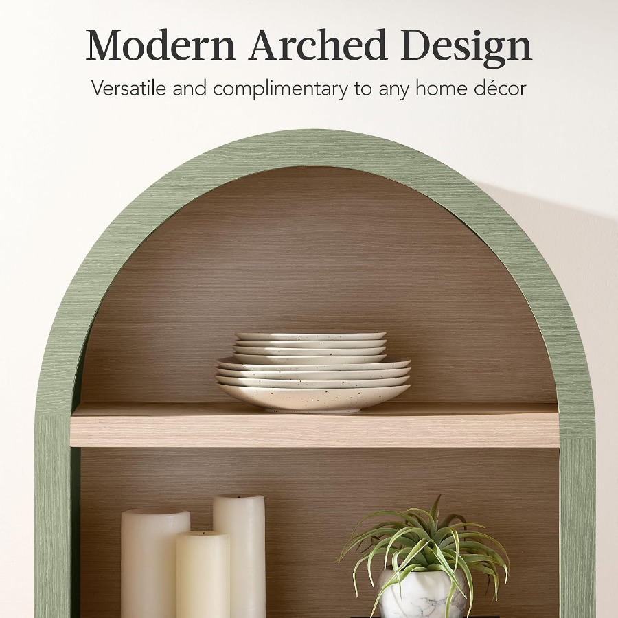 ตู้เก็บของในครัวทรงโค้งสูง 72  - Bookshelf บทวิจารณ์และราคา