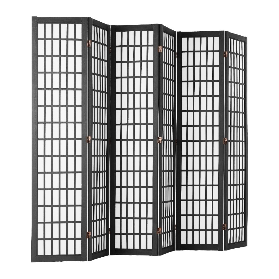 ฉากกั้นห้องแบบญี่ปุ่น 6 แผง พั - Partition Screen Divider บทวิจารณ์และราคา