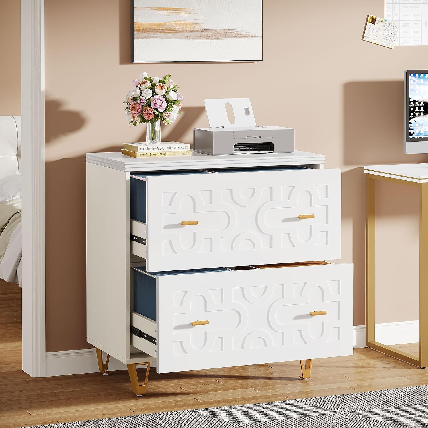 ตู้เก็บเอกสารแบบลิ้นชัก 2 ชั้น - Printer Stand บทวิจารณ์และราคา