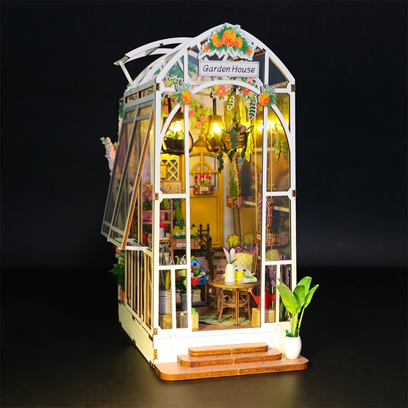 ชุดทำบ้านจิ๋ว Book Nook พร้อมไ - Bookshelf บทวิจารณ์และราคา