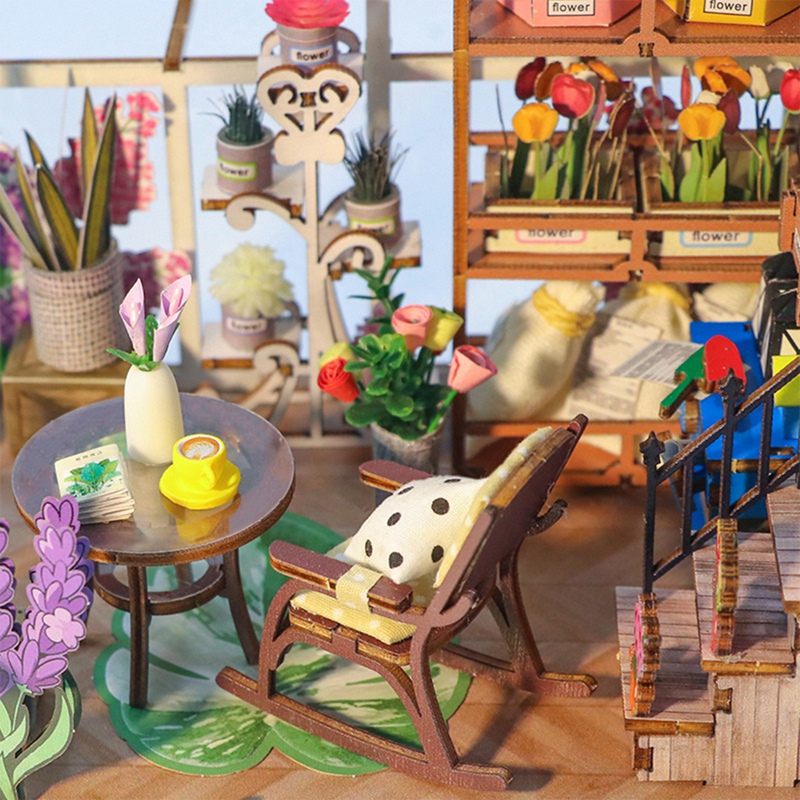 ชุดทำบ้านจิ๋ว Book Nook พร้อมไ - Bookshelf บทวิจารณ์และราคา