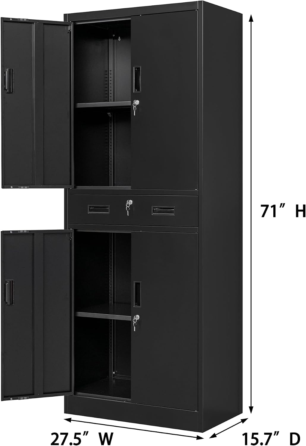 ตู้เก็บของโลหะสูงพร้อมลิ้นชัก, - File Cabinet บทวิจารณ์และราคา