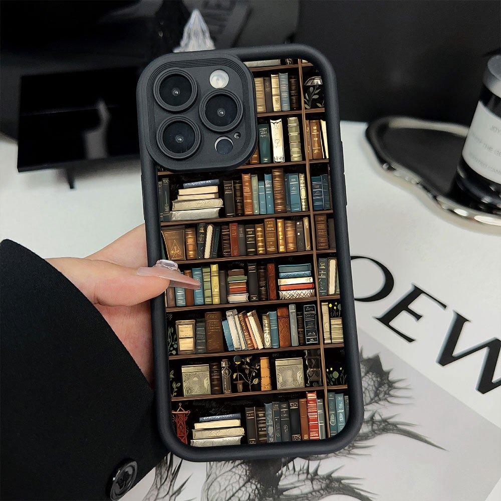 เคสโทรศัพท์ลายชั้นวางหนังสือสุ - Bookshelf บทวิจารณ์และราคา