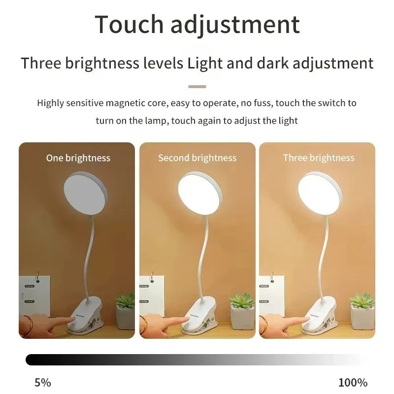 โคมไฟตั้งโต๊ะแบบพกพา ชาร์จผ่าน - Desk Lamp บทวิจารณ์และราคา