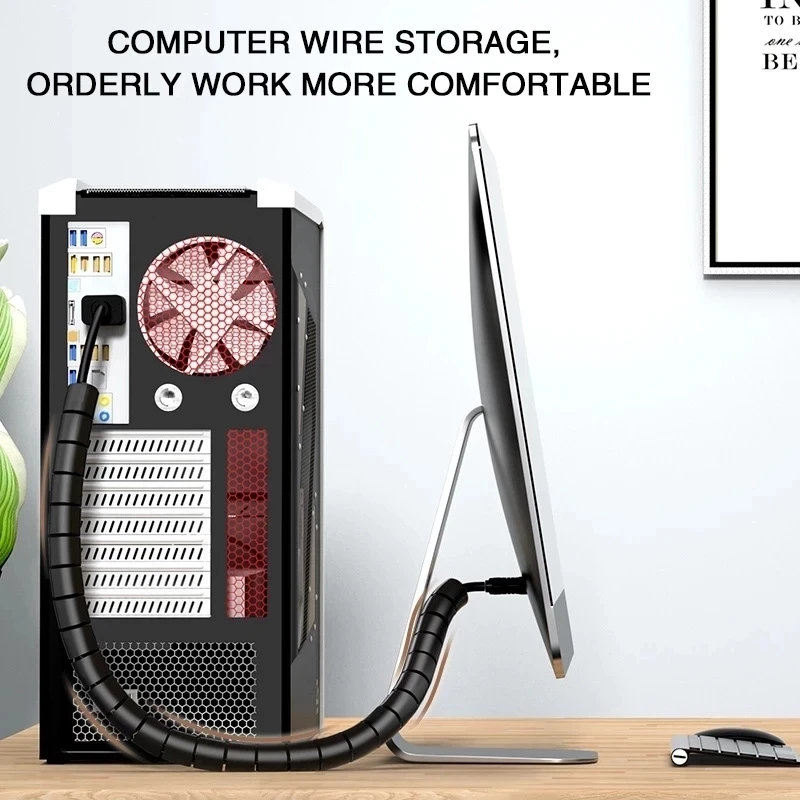สายรัดจัดระเบียบสายไฟคอมพิวเตอ - Desk Organizer บทวิจารณ์และราคา