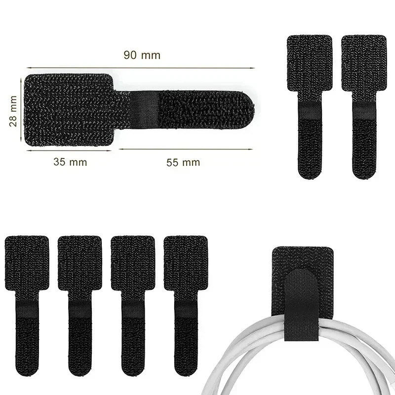 สายรัดเคเบิลแบบใช้ซ้ำได้ ที่จั - Desk Organizer บทวิจารณ์และราคา