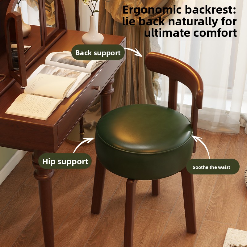 เก้าอี้แต่งตัวไม้เนื้อแข็งแบบห - Office Chair Cushion บทวิจารณ์และราคา