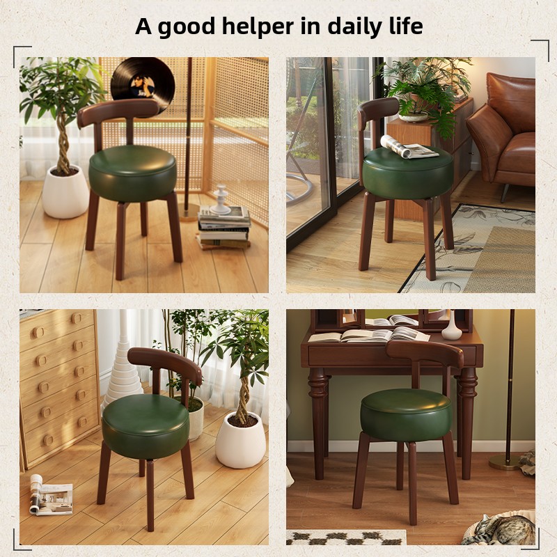 เก้าอี้แต่งตัวไม้เนื้อแข็งแบบห - Office Chair Cushion บทวิจารณ์และราคา