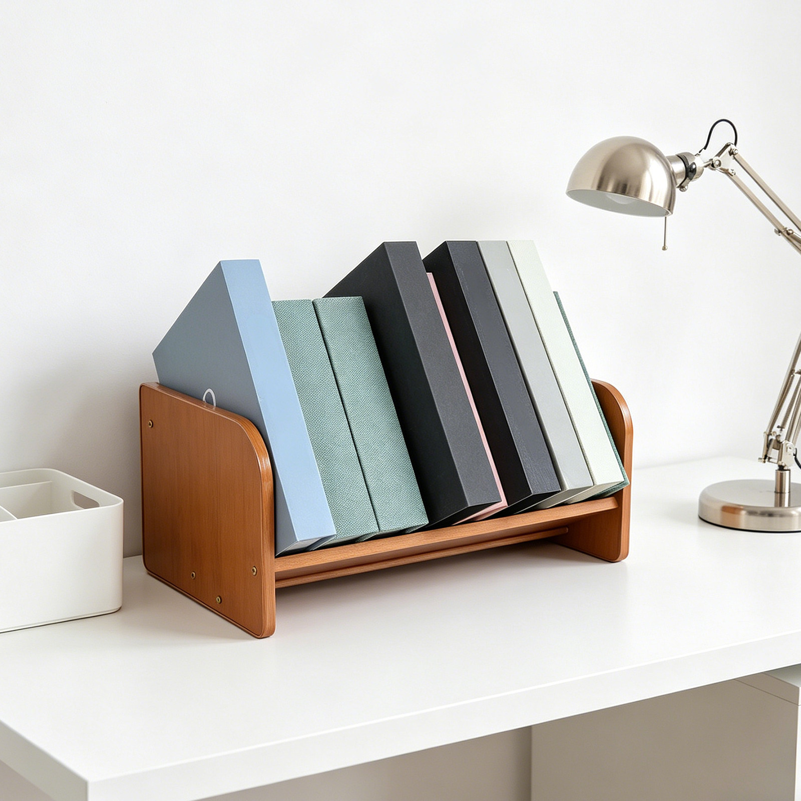 ที่จัดเก็บแผ่นเสียงไวนิลไม้ไผ่ - Desk Organizer บทวิจารณ์และราคา