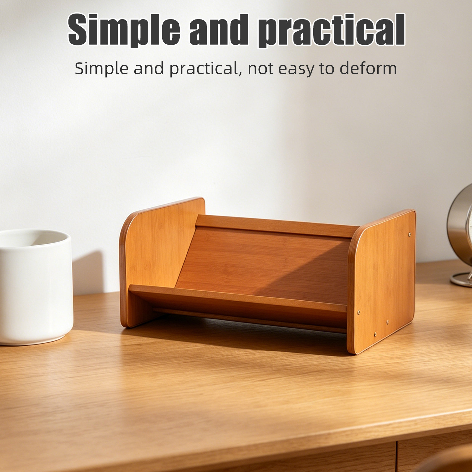 ที่จัดเก็บแผ่นเสียงไวนิลไม้ไผ่ - Desk Organizer บทวิจารณ์และราคา