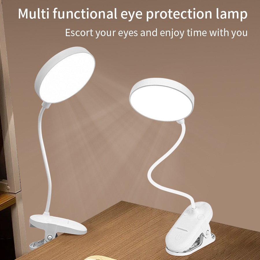 โคมไฟตั้งโต๊ะแบบหนีบ LED 360 ° - Desk Lamp บทวิจารณ์และราคา