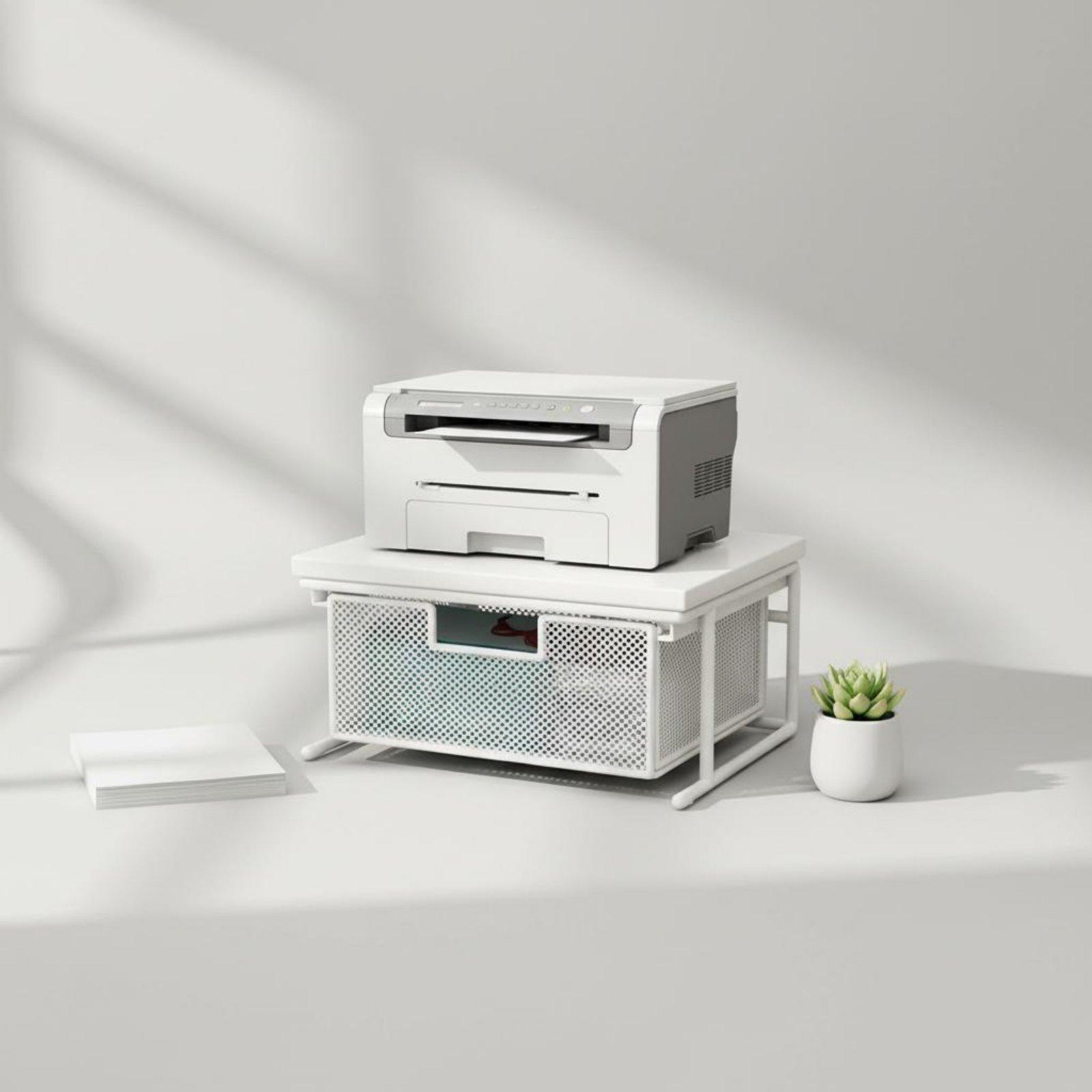แท่นวางเครื่องพิมพ์พร้อมลิ้นชั - Printer Stand บทวิจารณ์และราคา