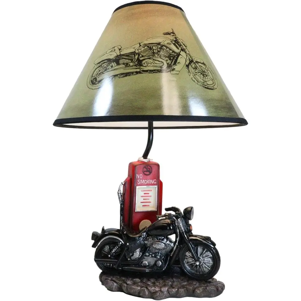 โคมไฟตั้งโต๊ะรูปปั๊มน้ำมันรถมอ - Desk Lamp บทวิจารณ์และราคา