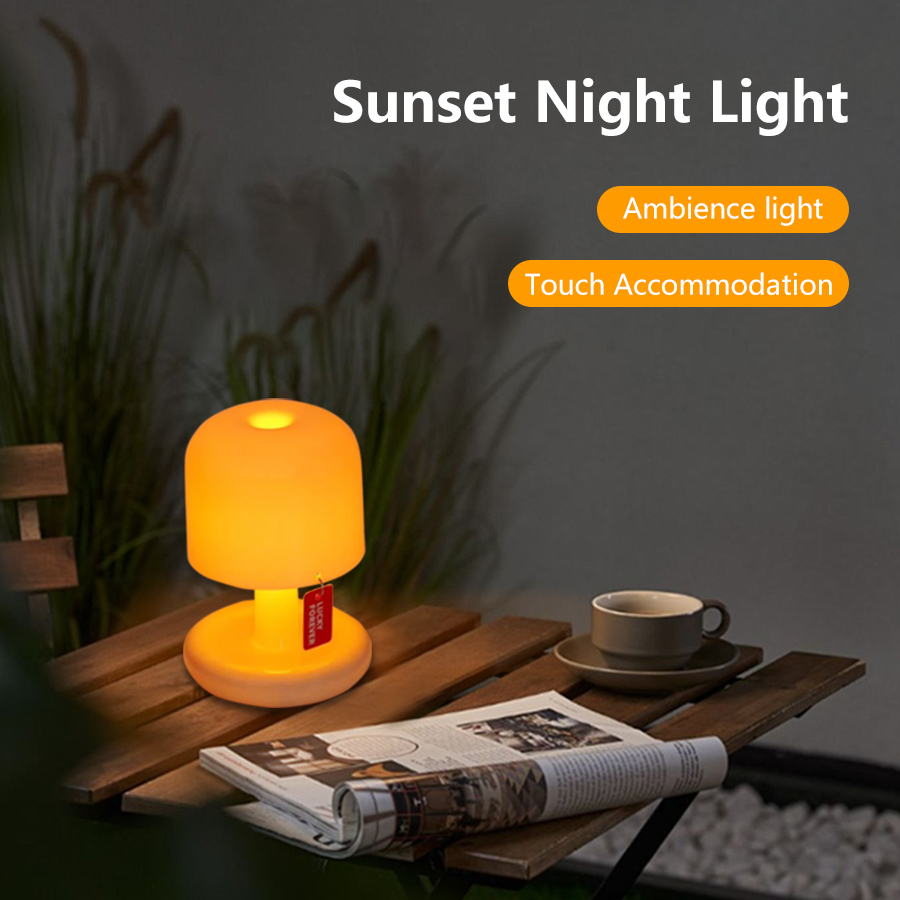โคมไฟพระอาทิตย์ตกแบบมินิ ไฟกลา - Desk Lamp บทวิจารณ์และราคา
