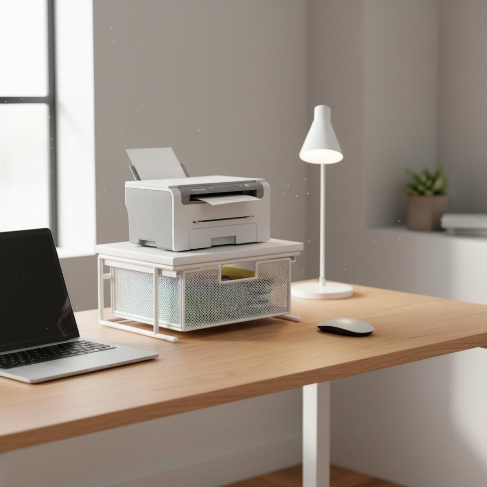 ขาตั้งเครื่องพิมพ์พร้อมลิ้นชัก - Printer Stand บทวิจารณ์และราคา