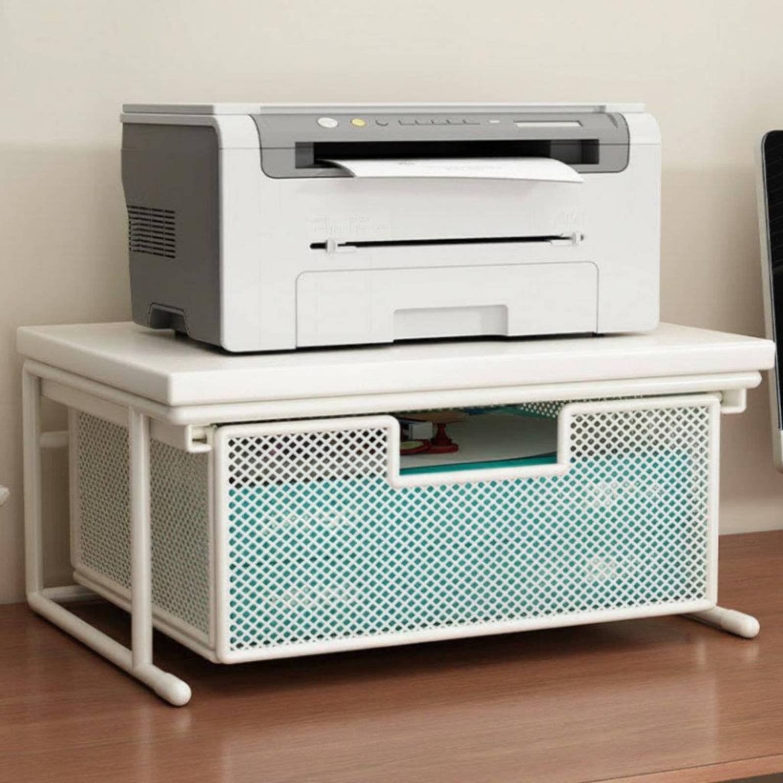 ขาตั้งเครื่องพิมพ์พร้อมลิ้นชัก - Printer Stand บทวิจารณ์และราคา